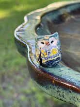 Load image into Gallery viewer, Seren the Ceramic Owl - Van Gogh Inspired (Welsh for star)