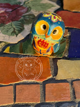 Load image into Gallery viewer, Frida, the Ceramic Owl - Scandinavian Folk Inspired (beautiful or peace)