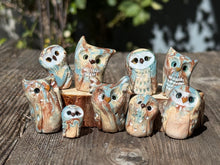 Load image into Gallery viewer, Runa , the Marbled Ceramic Owl (secret lore)