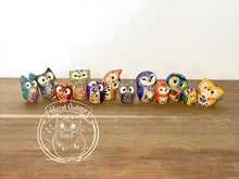 Load image into Gallery viewer, Sunniva, the Ceramic Owl - Scandinavian Folk Inspired (sun-gift)