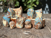 Load image into Gallery viewer, Saga, the Marbled Ceramic Owl (story/epic)