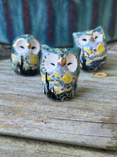 Load image into Gallery viewer, Lyra the Ceramic Owl - Van Gogh Inspired (Named after the constellation)