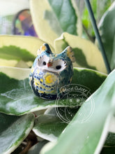 Load image into Gallery viewer, Kepler the Ceramic Owl - Van Gogh Inspired (A famous astronomer)