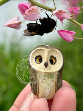Load image into Gallery viewer, Rollo, the High Fire Ceramic Owl (wolf)