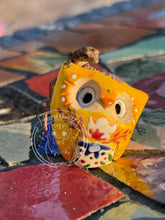 Load image into Gallery viewer, Sunniva, the Ceramic Owl - Scandinavian Folk Inspired (sun-gift)