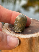 Load image into Gallery viewer, Bjorn, the High Fire Ceramic Pixie Owl (bear/quiet strength)