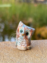 Load image into Gallery viewer, Runa , the Marbled Ceramic Owl (secret lore)