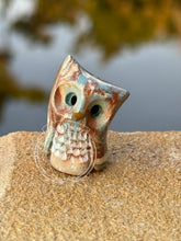 Load image into Gallery viewer, Runa , the Marbled Ceramic Owl (secret lore)