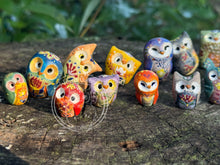 Load image into Gallery viewer, Elva, the Ceramic Owl - Scandinavian Folk Inspired (elf or water spirit)