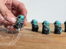 Load image into Gallery viewer, Turquoise Ahhh Froglet - Resin Art (please limit yourself to 2 or 3)