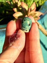 Load image into Gallery viewer, Sedum, the Dark Teal Ceramic Elf Owl