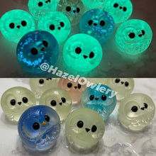 Load image into Gallery viewer, Surprise Glow MarbOwl Solo - Resin Owl - (please limit yourself to 2 or 3)