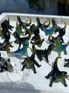 Nipped Newtlings Resin Art - (please online adopt 1 or 2)