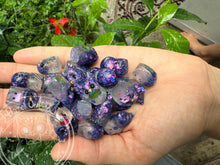 Load image into Gallery viewer, Glittery+Glowing Pixie Owl Pair- Resin Art (please limit to 2 or 3)
