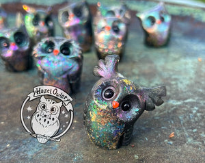 Raku Resin Owl -  (please limit to 2 or 3)