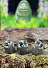 Load image into Gallery viewer, Mossy Dōsojin Statue Resin Owl- Resin Art (please limit to 2 or 3) (Copy)
