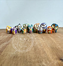 Load image into Gallery viewer, Elva, the Ceramic Owl - Scandinavian Folk Inspired (elf or water spirit)
