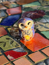 Load image into Gallery viewer, Elva, the Ceramic Owl - Scandinavian Folk Inspired (elf or water spirit)
