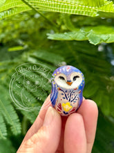 Load image into Gallery viewer, Elva, the Ceramic Owl - Scandinavian Folk Inspired (elf or water spirit)
