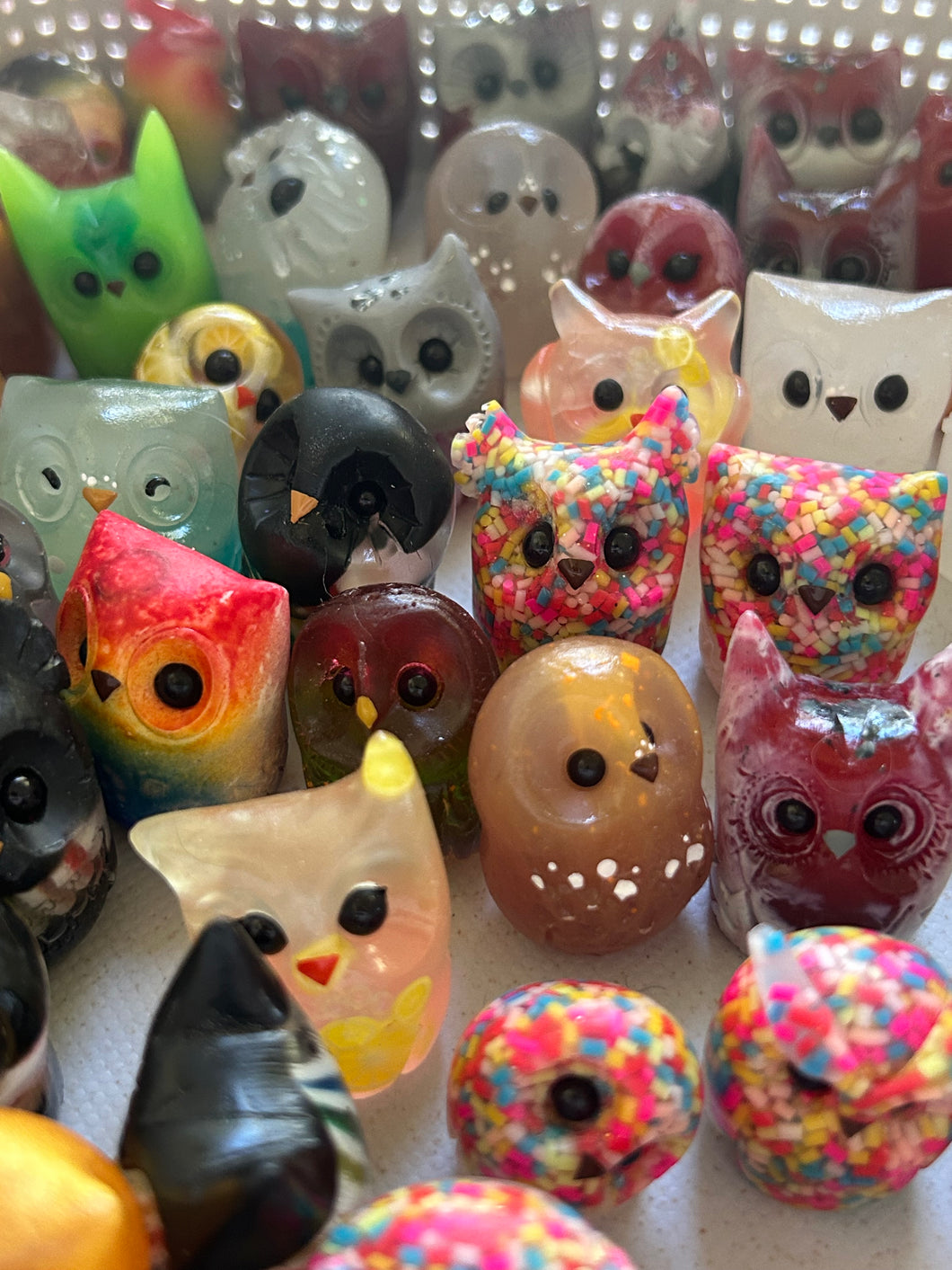 Mystery Throwback Resin Owl SALE- Resin Art (please limit to 4 or 5)