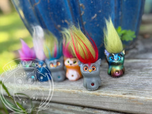 Spontaneous Troll Owl - Resin Art (please limit to 2)