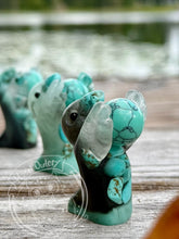 Load image into Gallery viewer, Turquoise Crow Friend- Resin Art Crow (please limit to 2 or 3)
