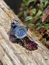 Load image into Gallery viewer, Crow Crystal Friend- Resin Art Crow (please limit to 2 or 3)
