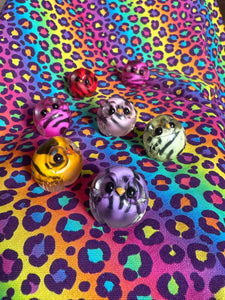 80's Tiger MarbOwl Resin Owl - (please limit yourself to 3 or 4 )