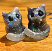 Load image into Gallery viewer, Galaxy Cat Meows - Resin Art Cat (please limit to 2 or 3)
