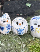 Load image into Gallery viewer, #8 Miffy &amp; Mini House, the Ceramic Pixie Owl - Blue Chinaware Inspired (Dutch for "bunny")
