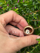 Load image into Gallery viewer, #7 Bity Snow &amp; Mini House, the Ceramic Pixie Owl -
