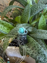 Load image into Gallery viewer, Turquoise Ahhh Froglet - Resin Art (please limit yourself to 2 or 3)
