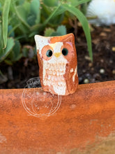 Load image into Gallery viewer, Agate, the Marbled Ceramic Owl
