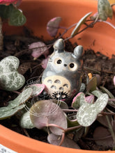 Load image into Gallery viewer, Tanuki the Ceramic Owl - Totoro Inspired (Japanese for raccoon dog)

