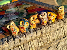 Load image into Gallery viewer, Sunniva, the Ceramic Owl - Scandinavian Folk Inspired (sun-gift)
